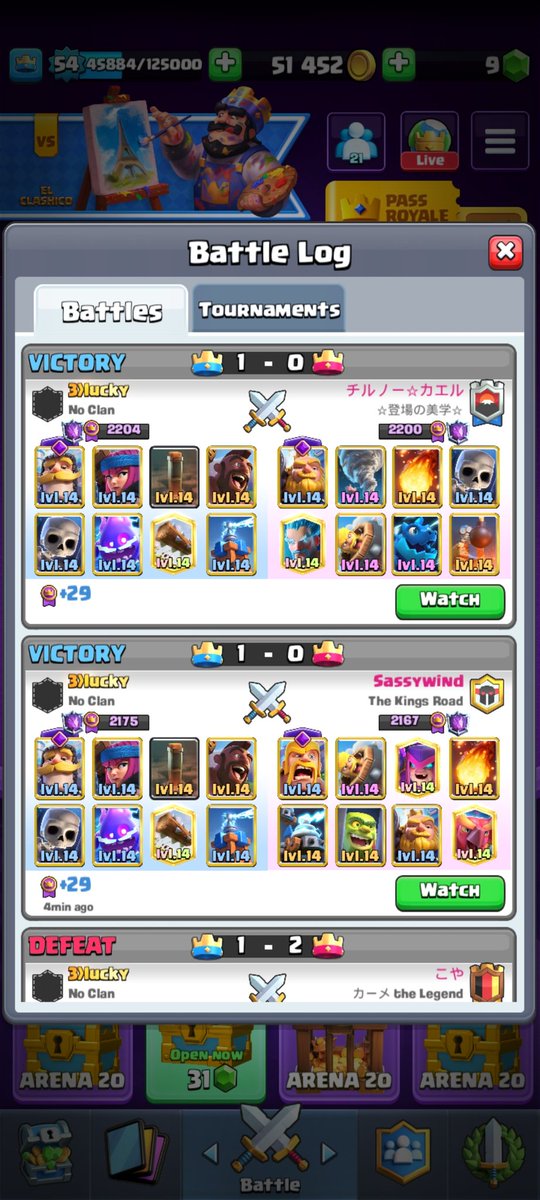 Imagine having ice wizard + nado + bombtower on defense and fireball + edragon + evo on attack and still losing to hog rider...

Evk rg in ult champ is like mk in midladder, gets used in every deck 😂

(2200 = top 5k or smth so I'd expect people to win good mu's)
