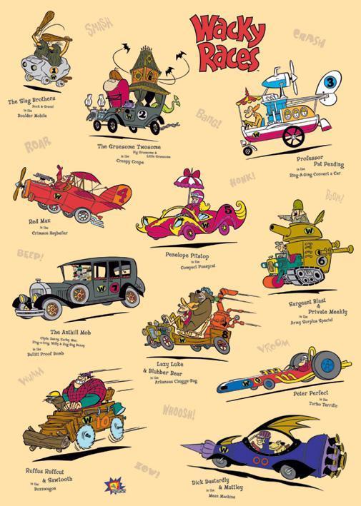 #WackyRaces
#LosAutosLocos