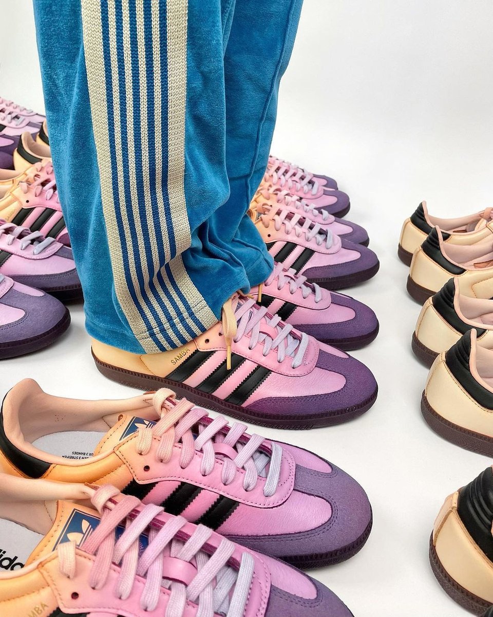 adidas gazelle silver green womens Shirazi Sunset Sambas – KON main image 1