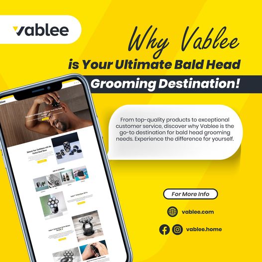 Your Bald Grooming Haven Awaits! Discover why Vablee is THE destination for bald head grooming. Premium products, top-notch service – experience the difference for yourself. Transform your grooming routine with us!
#Vablee #BaldAndConfident #HotAndBald #EmbraceYourself #skincare