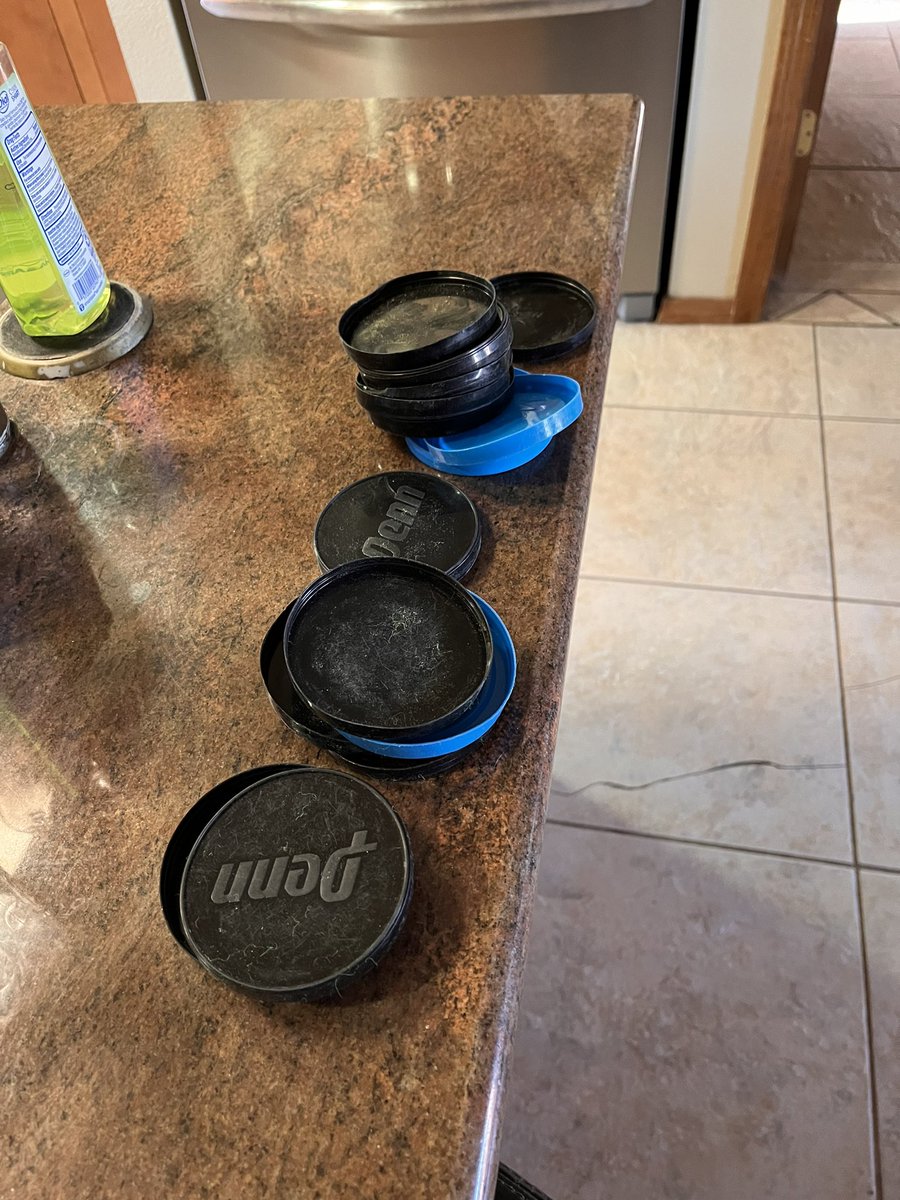 It’s been awhile since I’ve cleaned out the tennis bag