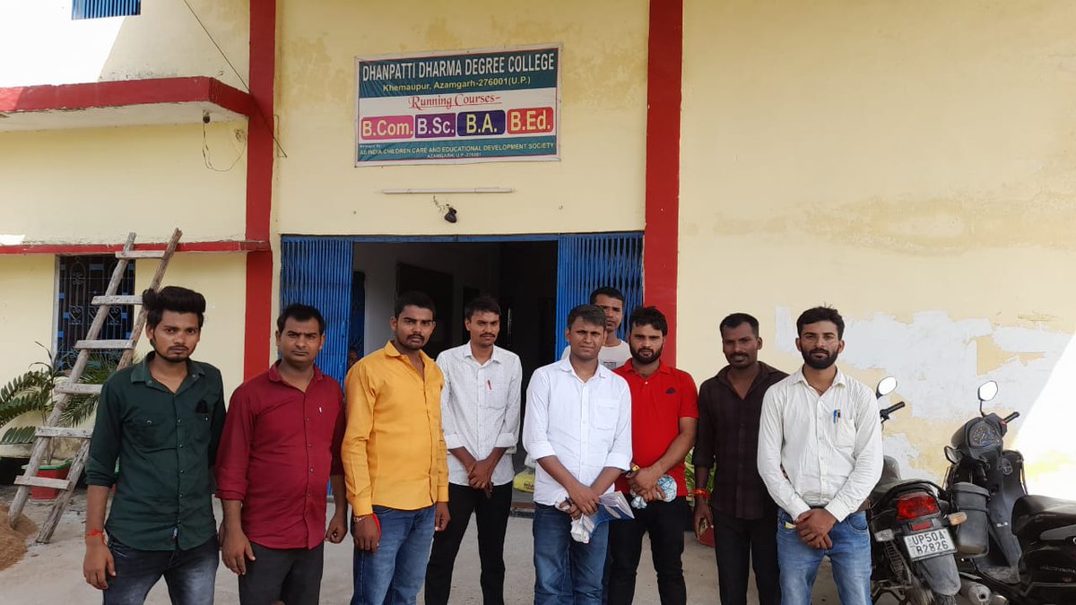 Pathaksatyam22's tweet photo. आज बीएड के अलग अलग कॉलेजों में बीएड को प्राथमिक में शामिल कराने के लिए जनसंपर्क अभियान टीम ने बीएड कॉलेजों में संपर्क कर महापंचायत को सफल बनाने के लिए संवाद स्थापित किए  राहुल जी एवम पूरी टीम का धन्यवाद🙏
#BEDWantOrdinance https://t.co/fdPt7FMU7J
