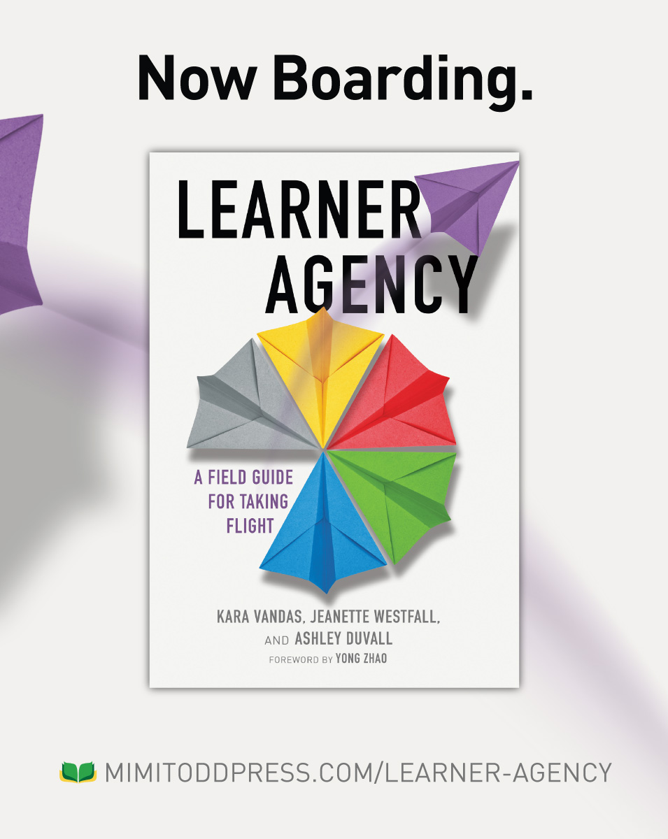 Learner Agency: A Field Guide for Taking Flight is a boots-on-the-ground resource for those who wish to foster greater agency for students and adults alike within their classroom, school, or school system. And who doesn't want that? Right?! Get your copy: amzn.to/3oiEbkE?utm_ca…