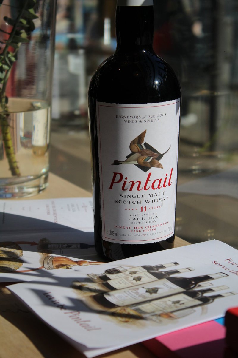 The Whisky Cellar's Pintail range new Caol Ila 11Yo, matured in Sherry butt &amp; finished in a Pineau des Charentes Cask. 🥃

corkandcask.co.uk/product/caol-i…