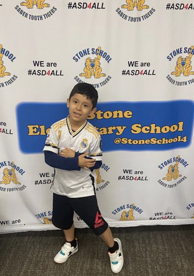 Congratulations to our Tiger Stripe winner! 
⭐️⭐️⭐️⭐️⭐️⭐️⭐️⭐️⭐️⭐️⭐️⭐️⭐️⭐️
<a href="/StoneSchool4/">Stone School</a>  #ASD4All