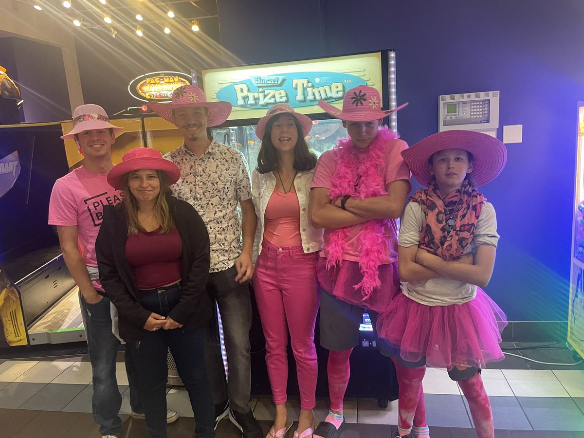 ocbadminton2's tweet photo. The Barbie movie was pretty funny, we finally got a chance to see it https://t.co/pXCYZZcHHU