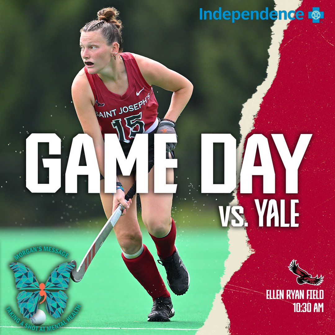 🥱 Good morning, Hawk fans! Up and at 'em early!

Today, we play for <a href="/MorgansMessage/">Morgan's Message</a>!

 🆚 <a href="/YaleFieldHockey/">Yale Field Hockey</a> 
 ⌚️ 10:30 a.m. 
 📍 Ellen Ryan Field
 📈 sjuhawks.com/sidearmstats/f…

#THWND