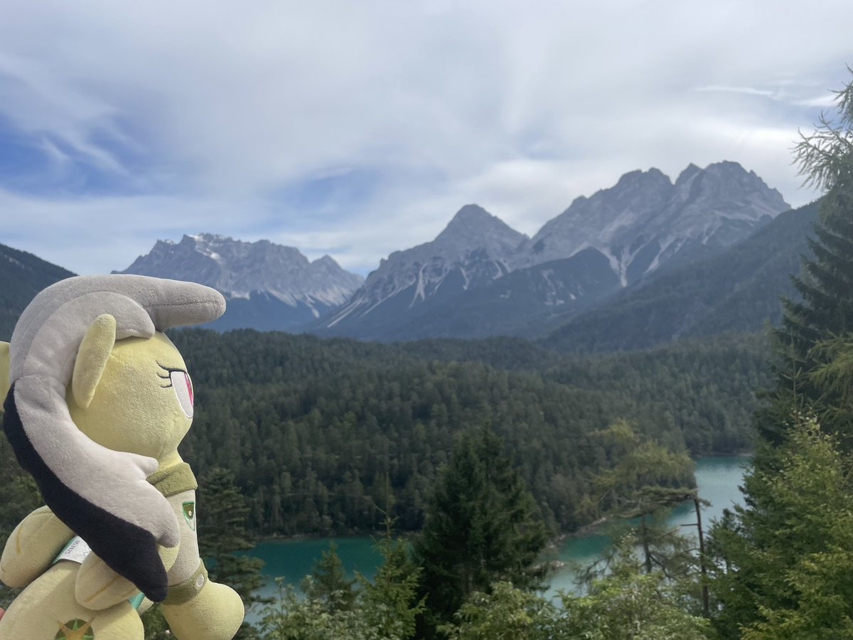 What a nice view! 
#DaringDoAdventures #DaringDo #Plush #TravelBlog #Mlp #MyLittlePony #FriendshipIsMagic #47.36185833333333°N10.84473333333333°W