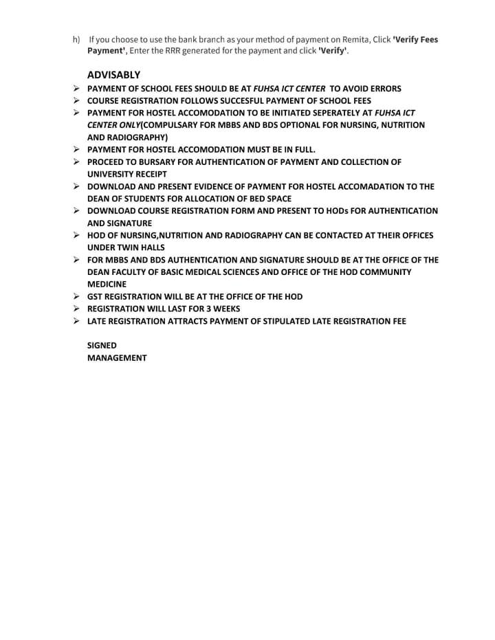 FIRST SEMESTER REGISTRATION PROCEDURE FOR RETURNING STUDENTS.

#Registration #Procedures