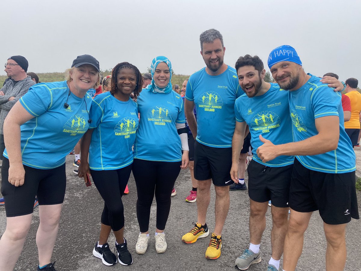 @parkrunIE I had a lovely chatty #parkrun with some wonderful Sanctuary Runners this morning @SanctuaryRunner in Cork @TramoreVparkrun @SanctuaryRunCor #loveparkrun #SanctuaryRunners #Solidarity #Friendship #Respect