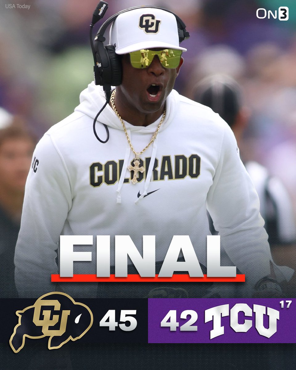 On3's tweet photo. The Colorado Coach Prime Era has ARRIVED🦬 https://t.co/LtBCLC9xKH