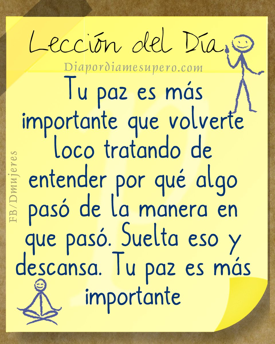 pmujeres's tweet photo. Tu #Paz  es más importante que volverte loco tratando de entender por qué algo pasó de la manera en que pasó. Suelta eso y descansa. Tu paz es más importante.
#FrasesDelDia #pensamientos https://t.co/0beWf7LbJd