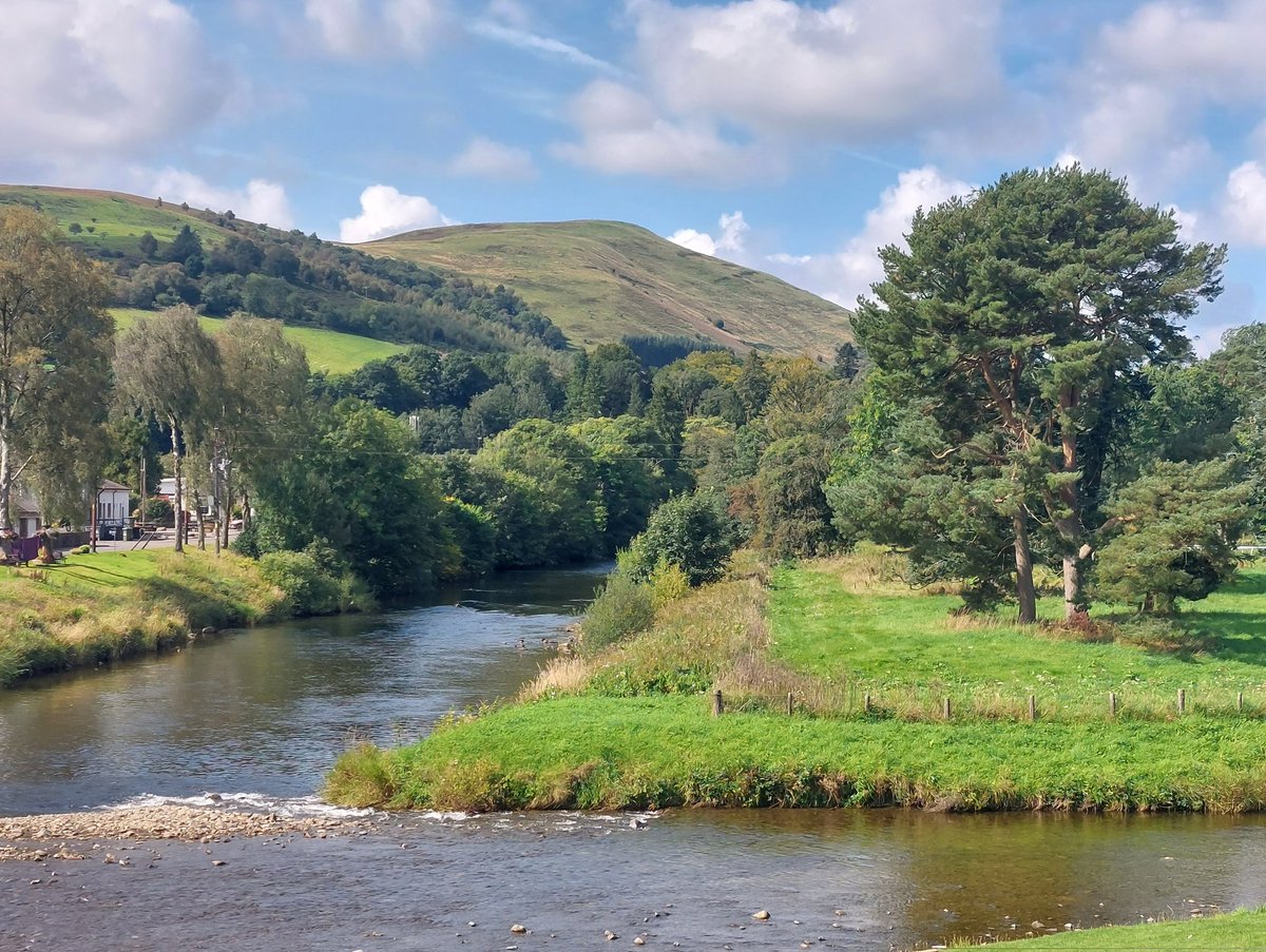 Three summits out of Langholm, a Walkers are Welcome town in Border territory.