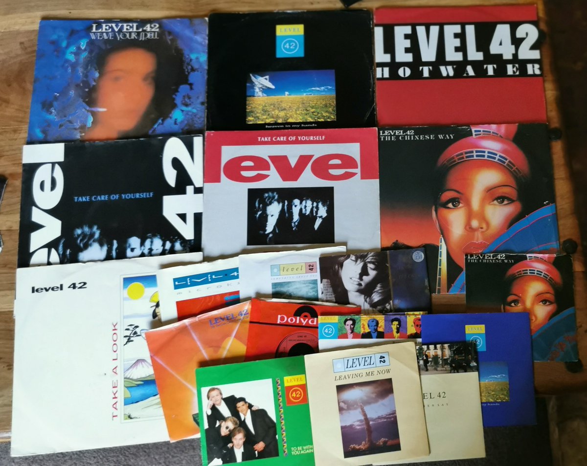 @bongosaloon @markking @MikeLindup @WallyBadarou 
#level42 #britfunk #jazzfunk

A fine haul today, rebuilding my vinyl collection nearly from scratch. #levelbest