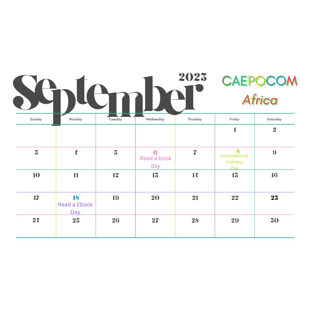 CAEPOCOM AFRICA this September is all about self development.....Are you ready @twitter #X #Nigeria #Africa #Ibadan