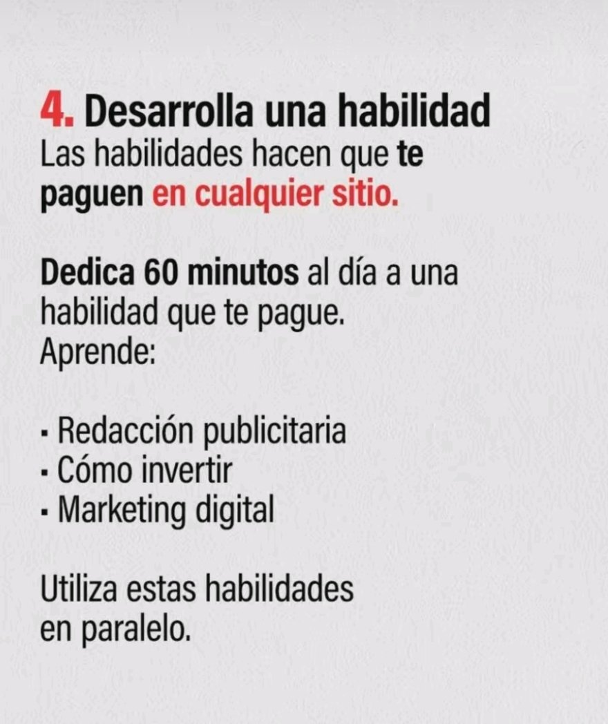 #Desarrolla una #Habilidad