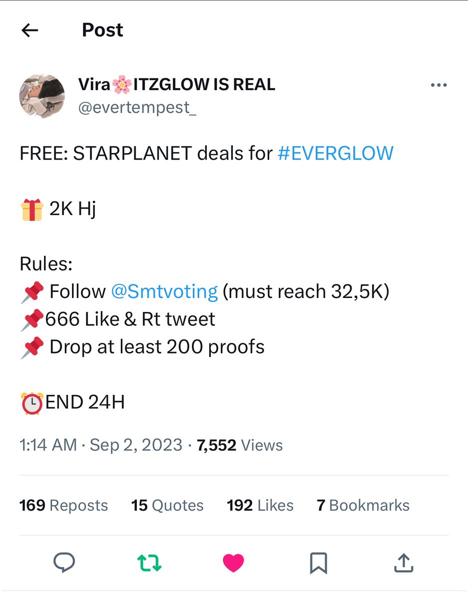 luuvstruuck's tweet photo. @evertempest_ @Smtvoting for #EVERGLOW https://t.co/xaAtlGFXOs