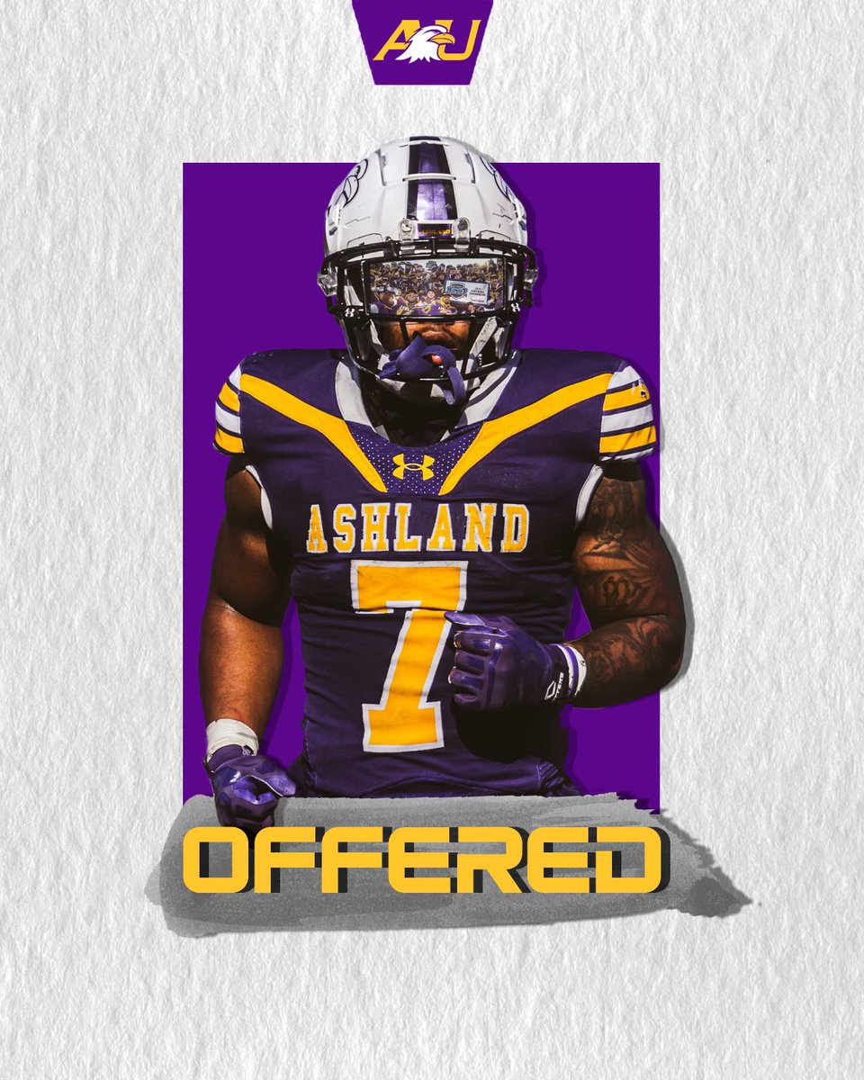 After a great conversation with <a href="/Coach_Orsini/">Dominick Orsini</a> I am blessed to have received an offer from the university of Ashland <a href="/Coach_Molloy/">Donald Molloy</a> @WhitmerFB