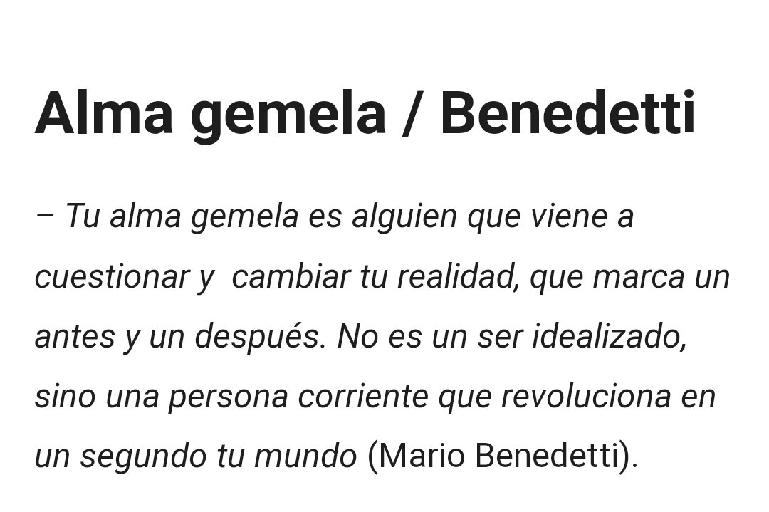 #Alma #gemela / #Benedetti