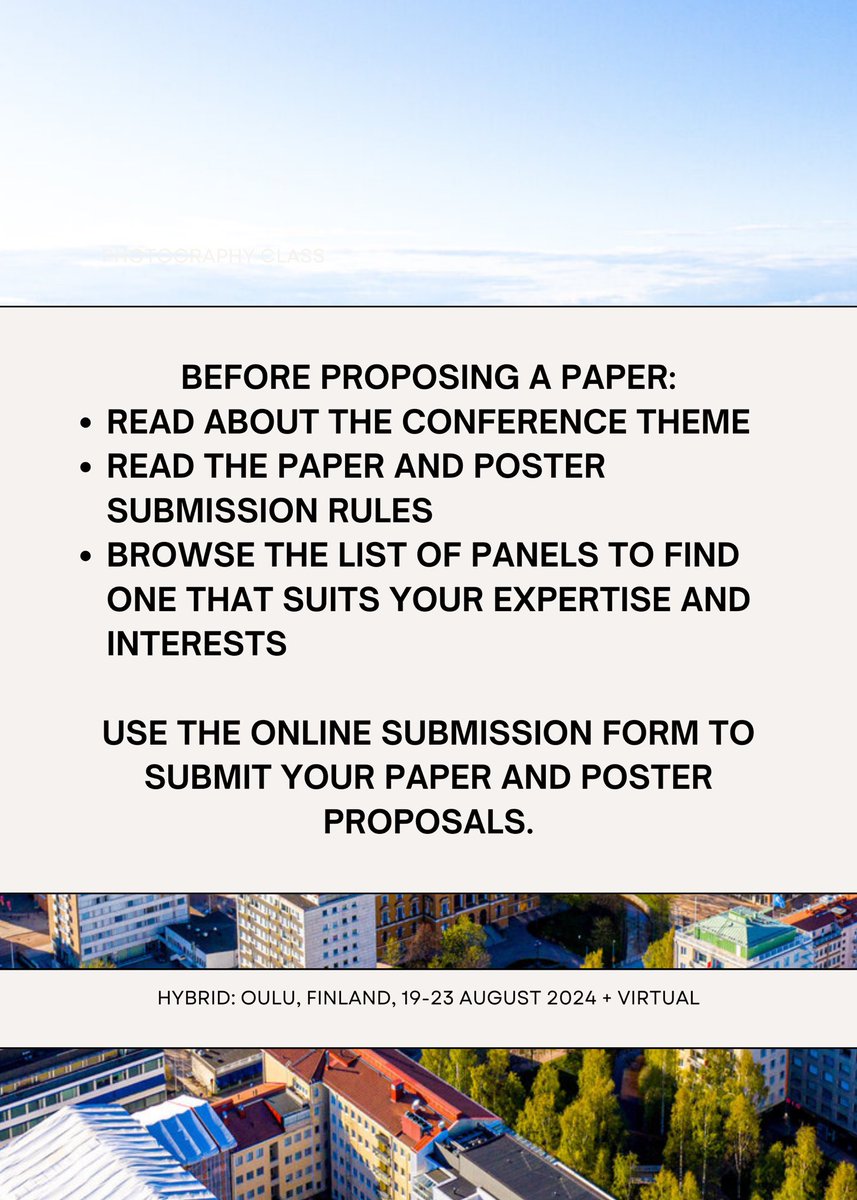 There is still a little over two weeks left to get your paper and poster proposals in for #WCEH2024 - @wceh2024 Looks like there are still many panels without proposals. Throw your hat in the ring! Full CFP: wceh2024.com/cfp?utm_source… #envhist