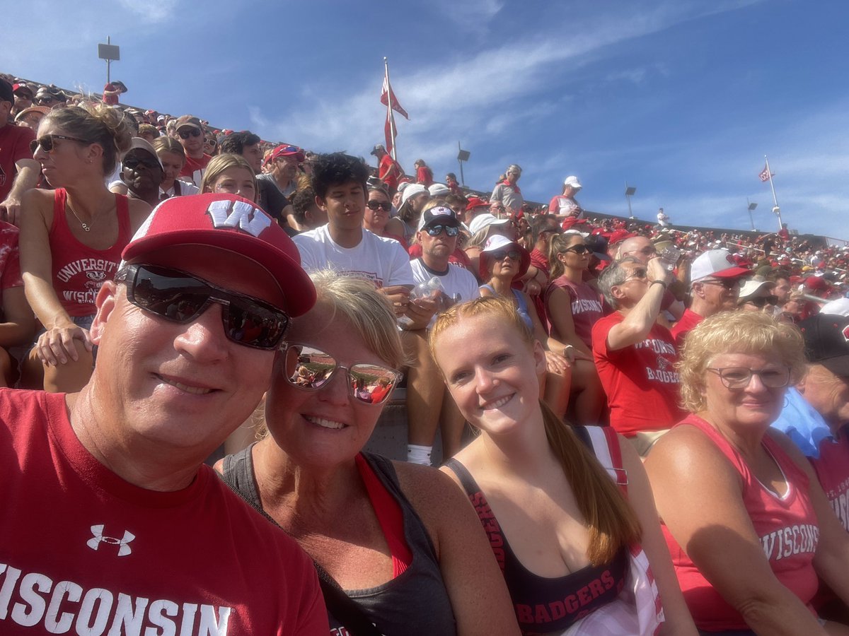 Happy 18th birthday to our daughter, Maycee!  #OnWisconsin