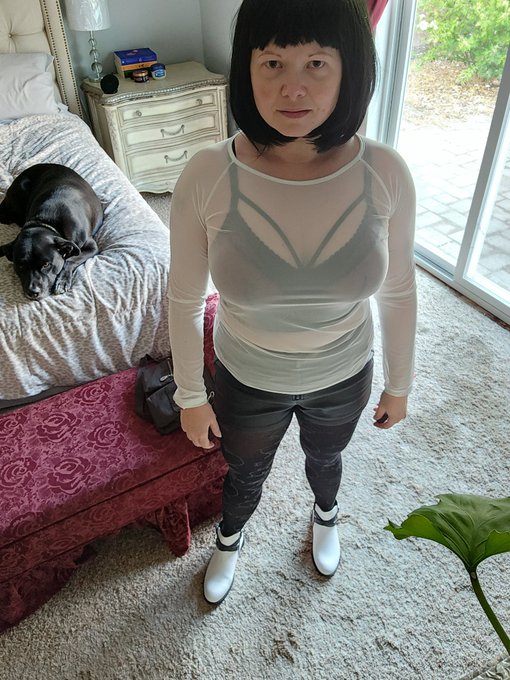 Once again, my dog is not impressed. Testing a new outfit. Not sure about it yet https://t.co/YjCYfp<a href="/tag/sexy"class="tags"><span>#sexy</span></a><a href="/tag/hot"class="tags"><span>#hot</span></a><a href="/tag/nude"class="tags"><span>#nude</span></a><a href="/tag/naughty"class="tags"><span>#naughty</span></a><a href="/tag/desire"class="tags"><span>#desire</span></a><a href="/tag/xxx"class="tags"><span>#xxx</span></a><a href="/tag/milf"class="tags"><span>#milf</span></a><a href="/tag/dirtygirl"class="tags"><span>#dirtygirl</span></a>