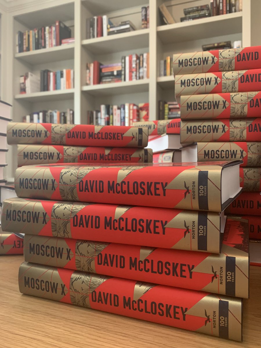 Moscow X hardcovers have arrived. It is a thrilling feeling to finally have the book in my hands, especially with all the hell this one put me through. It will publish on October 3rd here in the States. Excited to get it out into the wild.