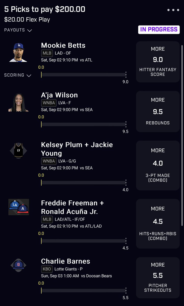 777parlaygoat's tweet photo. 🆓Plays today 😮💨🤲🏾🤝🏾 see y’all at the bank
#PrizePicks #wnba #SleeperPicks #Sleeper #luckysshooterclub #sharpapp #luckyhits #cashit #GamblingTwiitter #gambling #bets #Parlay #parlayleg #flashgang #PlayerPropBets #fyp #viral #esports #kbo #prizepickslocks https://t.co/zkXuHtY6x0