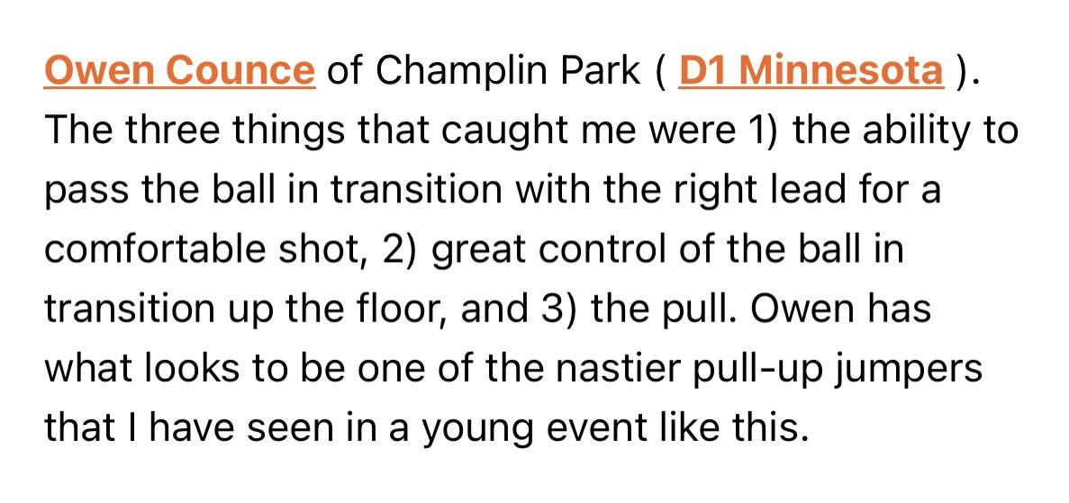 3️⃣🔁  thank you <a href="/RyanJamesMN/">Ryan James</a>

<a href="/CoachWilliamsMN/">Jonathan Williams</a> <a href="/adidasD1MN/">D1 Minnesota</a> <a href="/AKloeppner11/">Aaron Kloeppner</a> <a href="/ChamplinPrkBoys/">Champlin Park Boys Basketball</a> <a href="/PrepHoopsNext/">Prep Hoops 𝙉𝙀𝙓𝙏 🏀</a> <a href="/PrepHoops/">Prep Hoops 🏀</a>