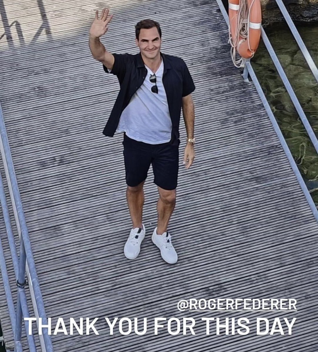 camerlengo73_2's tweet photo. Roughly 280 Fans of his Fanclub, Fans4Roger, bidded farewell to Roger Federer today on a ship on Lake Lucerne!

The fans were gifted a special RF Cap with a ❤️ on it and with RForever written on the back of it!

📸https://t.co/JfHIFApYGo IG https://t.co/Ur2XYnuVdN