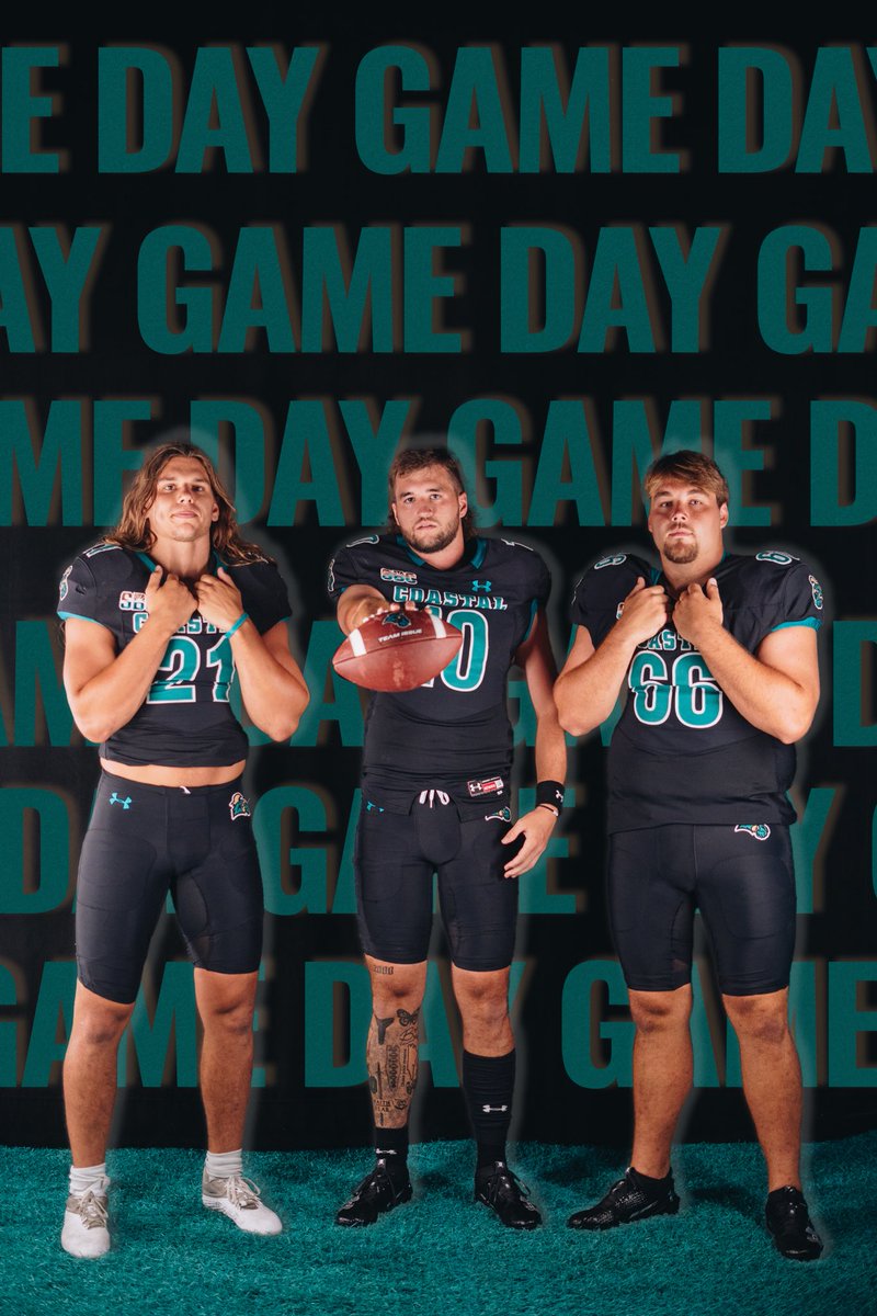 Today's agenda: <a href="/CoastalFootball/">Coastal Football</a>

Tune in to ESPN tonight at 10:30 p.m. as the Chanticleers take on UCLA in the 
Rose Bowl Stadium. 🏈💪