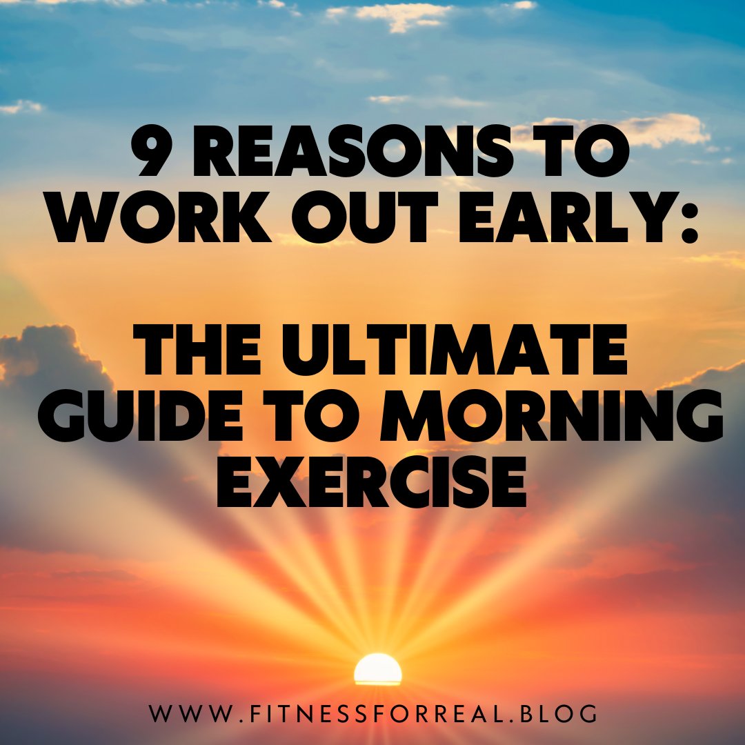 New on the blog, some excellent reasons why working out early is a force multiplier for your life 💪⛅️💥
fitnessforreal.blog/9-reasons-to-w…