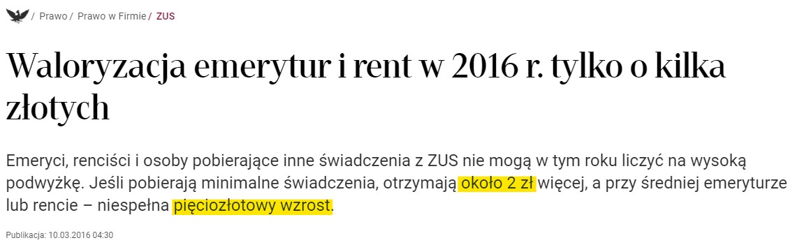 AlicjaDef's tweet photo. Premier @MorawieckiM w Katowicach powiedział, że za rządów PO waloryzacja emerytur wyniosła tylko 4 zł czy 2,4 zł.
Panie Premierze - tyle to było w 2016, a wtedy to #PiS @pisorgpl rządził, nie PO 😎 https://t.co/Mwg0dgJAGL