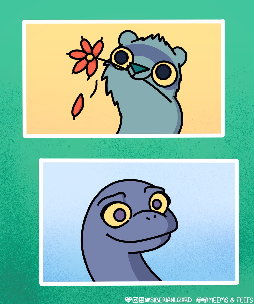 siberianlizard's tweet photo. Finding friends is hard, but Feefs will always find a way? no matter the size 🤍
.
.
#ferrets #comics #ferret #comicstrip #meemsandfeefs #dino #ferresaurs #feefs #frends #bigfrends https://t.co/KnC0IFswTw