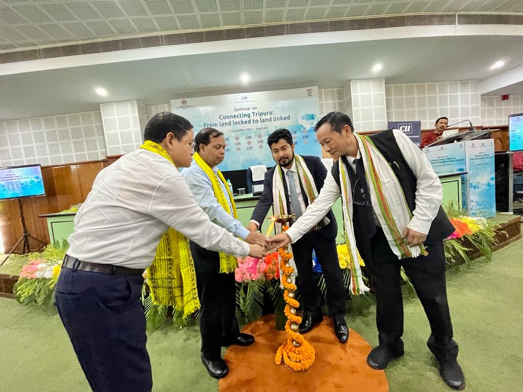 SIPARD1's tweet photo. Seminar organized by  School of Logistics, Communication and Waterways on Sept 02, 2023 at Prajna Bhavan, Agartala https://t.co/0ZxGADEVqu