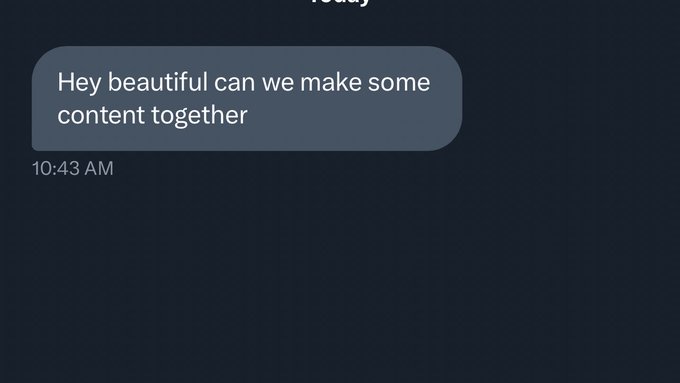 Can people stop this type of messages!? 🤦🏻&zwj;♀️🤦🏻&zwj;♀️🤦🏻&zwj;♀️🤦🏻&zwj;♀️ I AM NOT INTERESTED IN SHOOTING CONTENT