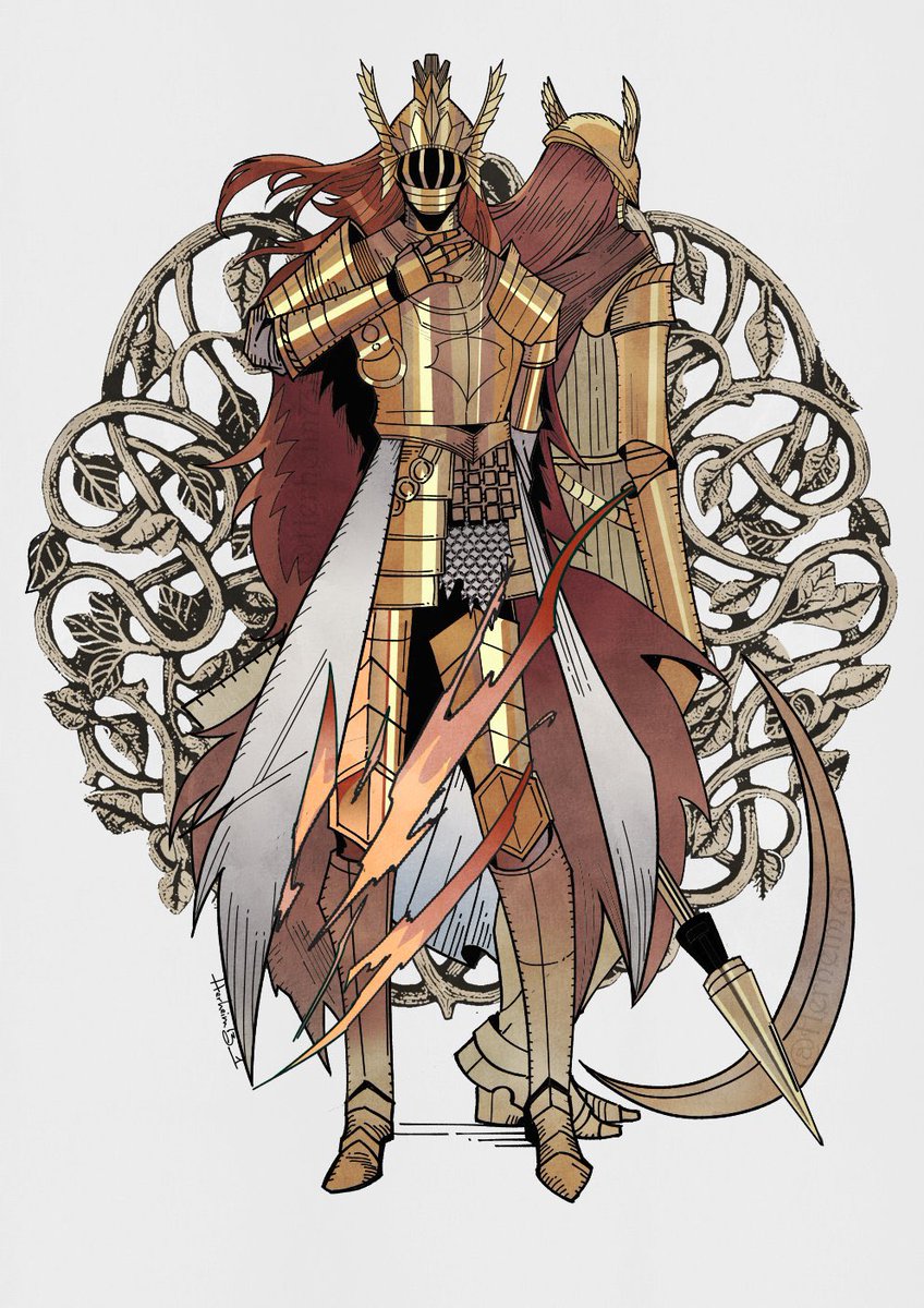 armor weapon helmet long hair red hair holding winged helmet  illustration images