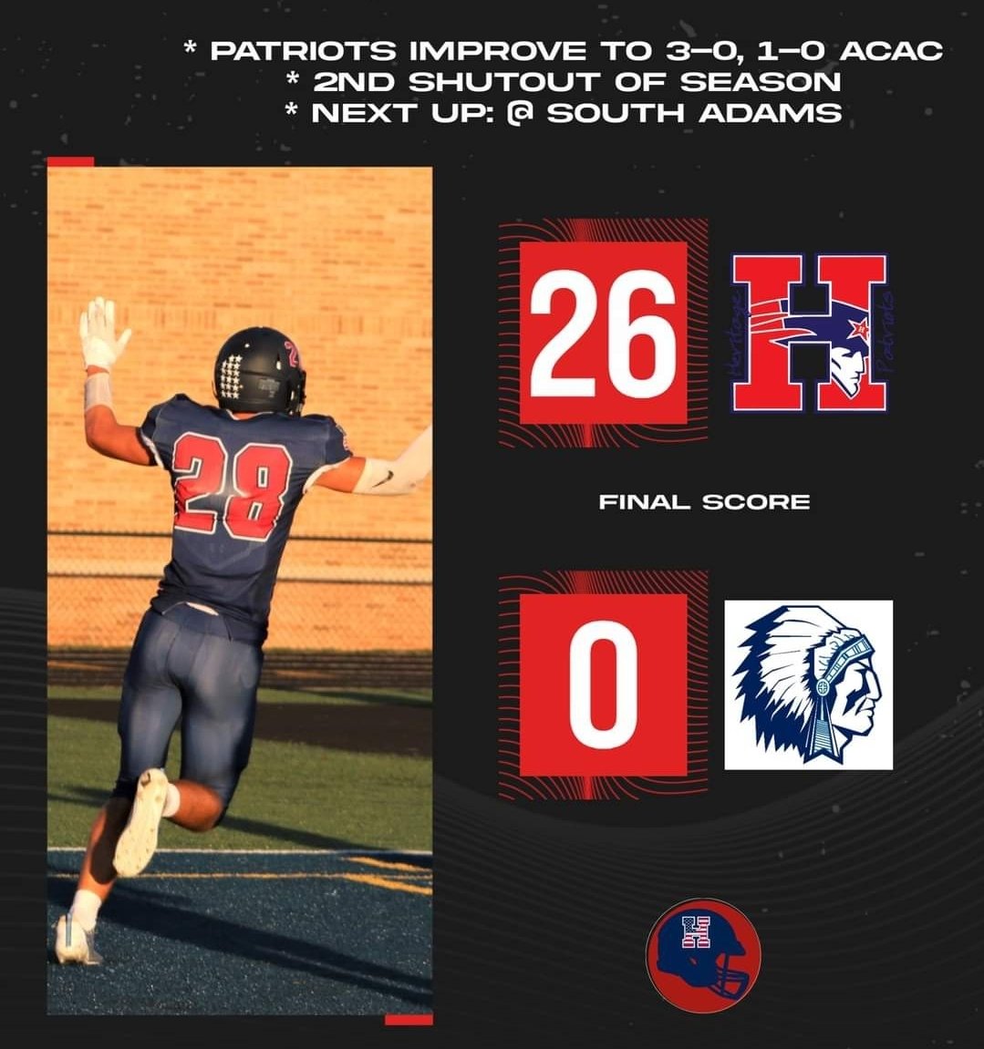 Heritage Patriots Football (@hhspatriotsfb) on Twitter photo 