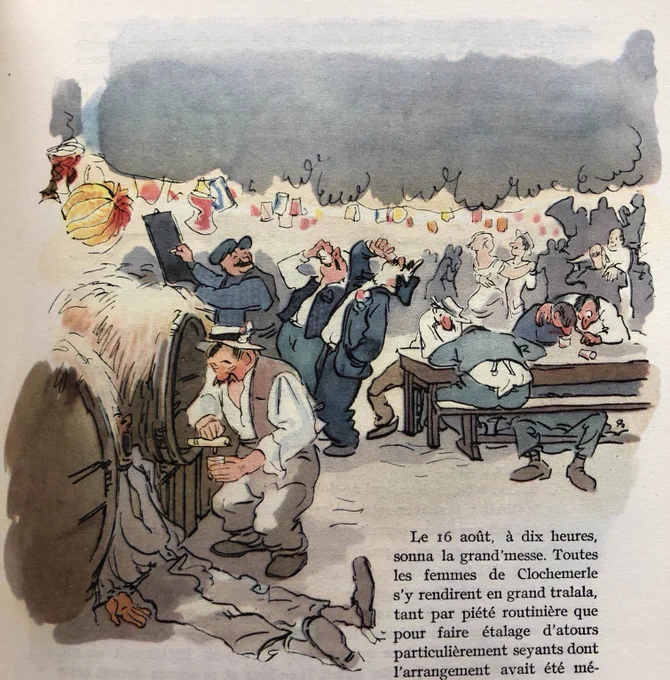 Clochemerle, illustré par Jacques Touchet 
