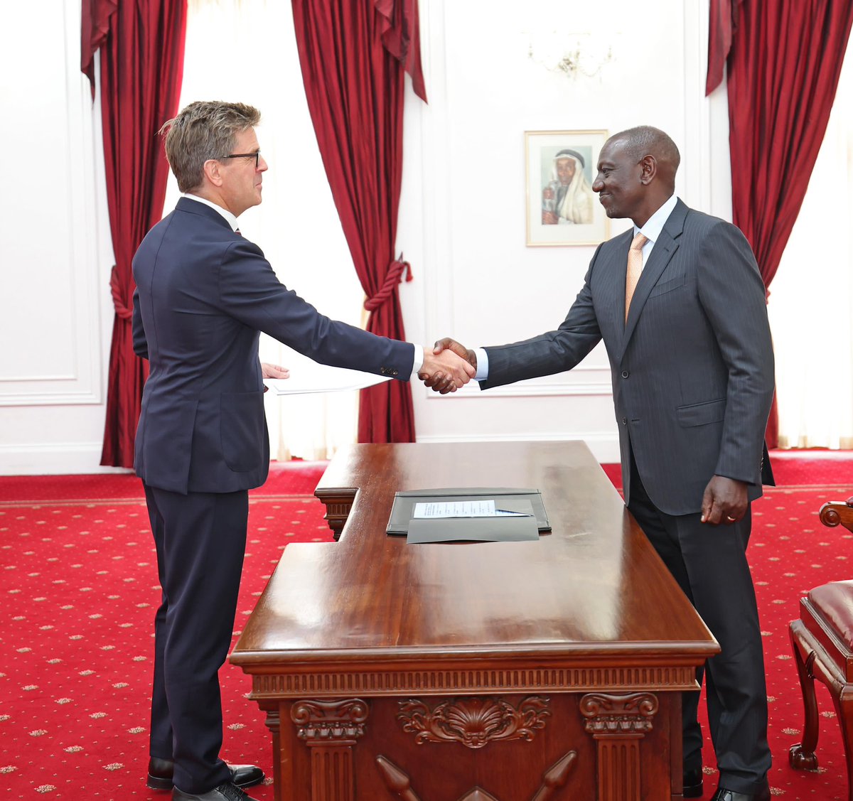 Pleased to have yesterday presented my credentials to H.E President William Ruto <a href="/WilliamsRuto/">William Samoei Ruto, PhD</a> at State House Nairobi. This marks the official beginning of my duties in Kenya. I look forward to a great continued partnership between Kenya and Denmark!