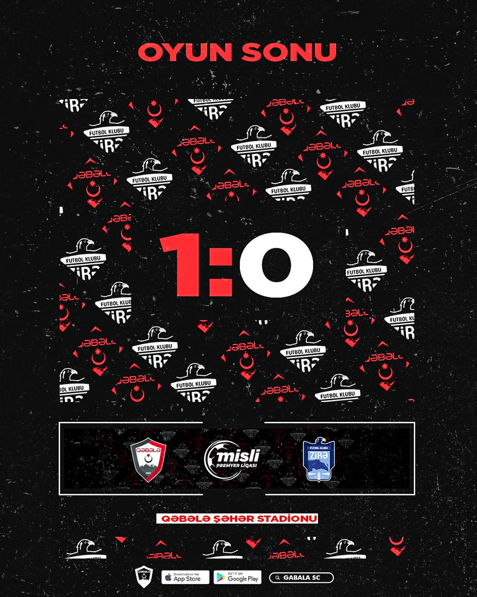 🔴⚫ Oyun başa çatdı, təbriklər "Qəbələ" azarkeşi!

#gsc #gabalasc