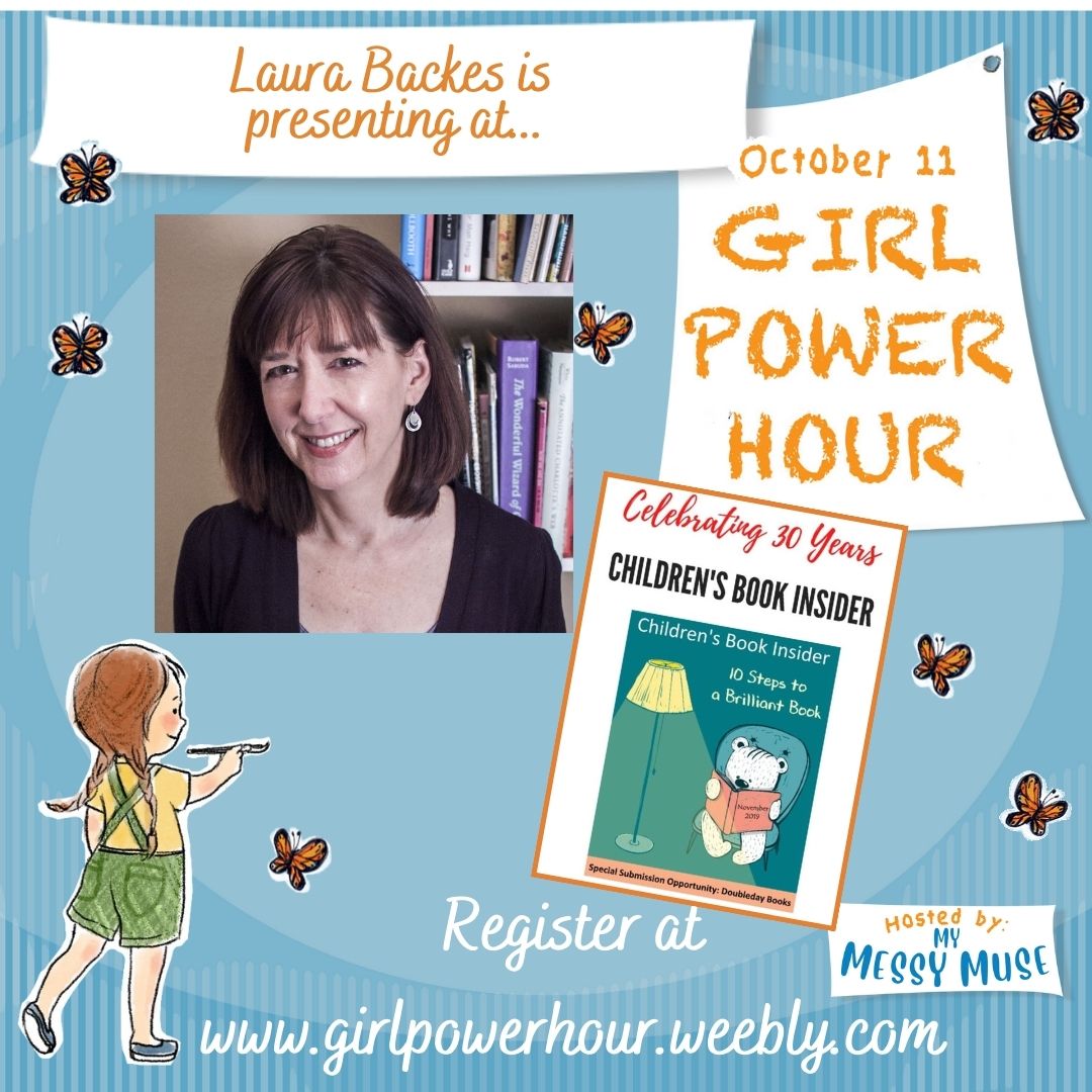 Meet Laura Backes @Write4Kids ! One of the fantastic presenters at the #Girlpowerhour #kidlit Conference 'Writing Strong Female Characters' Open subs for registrants to @YeehooPress Register now! michelemcavoy.com/shop Find out more girlpowerhour.weebly.com