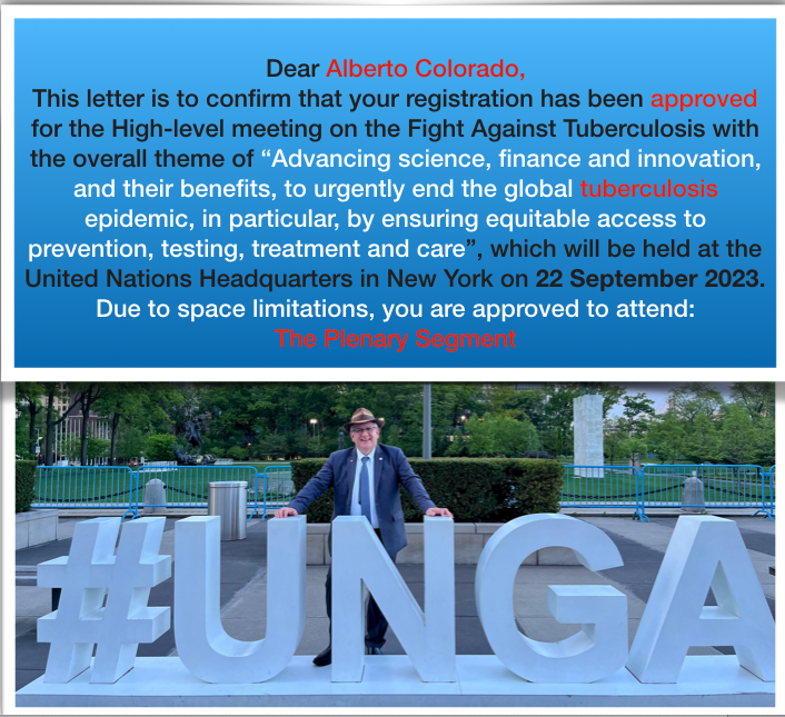 acTBistas's tweet photo. @antonioguterres @DrTedros @WHO @StopTB  @GlobalFund Finally, the letters of approval have arrived. I now ask for your support for those requesting last-minute travel funding and to urge governments to include civil society in official delegations. Gracias. #endTB https://t.co/kKlqadu8BD
