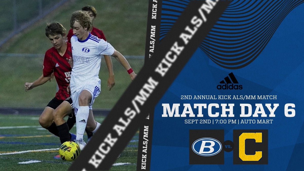 Soccer_BHS's tweet photo. MATCH DAY 6 | KICK ALS/MM
Tonight, we welcome our friends, @copleysoccer, for the 2nd annual Kick ALS/MM Match!
Both teams are ranked high in today’s @GASSCA_ Poll, 3rd and 7th.
Kick-off is scheduled for 7 at Auto Mart!
#GoBigBlue #KickALS #KickMM #TheUnfinishedJourney #DTAM https://t.co/MhG55ND0lD