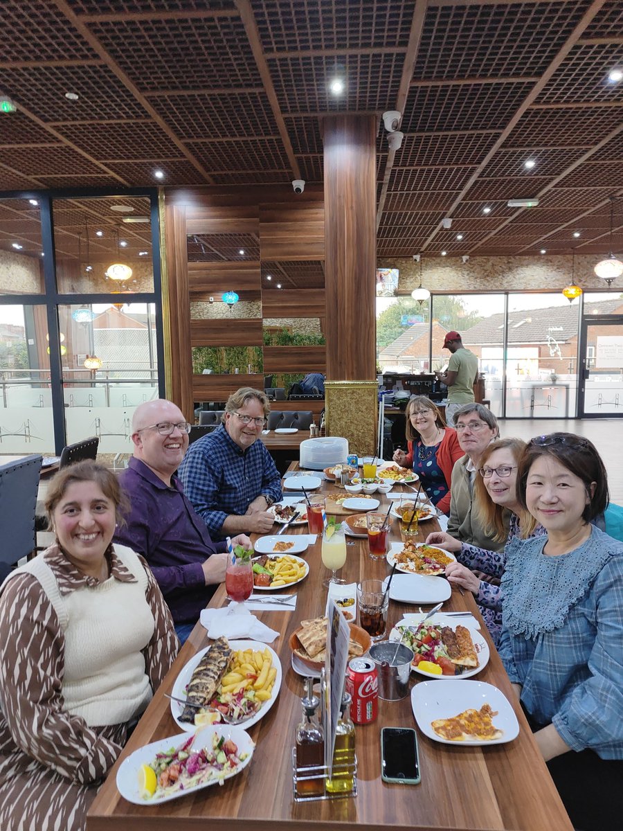 The last supper! Staff and (most of the) trustees met up to share a meal together - in the usual timeslot of our bi-monthly meetings (6-8pm!). We wish everyone all the very best for the future and thank our trustees (past and present) for their positivity and commitment.