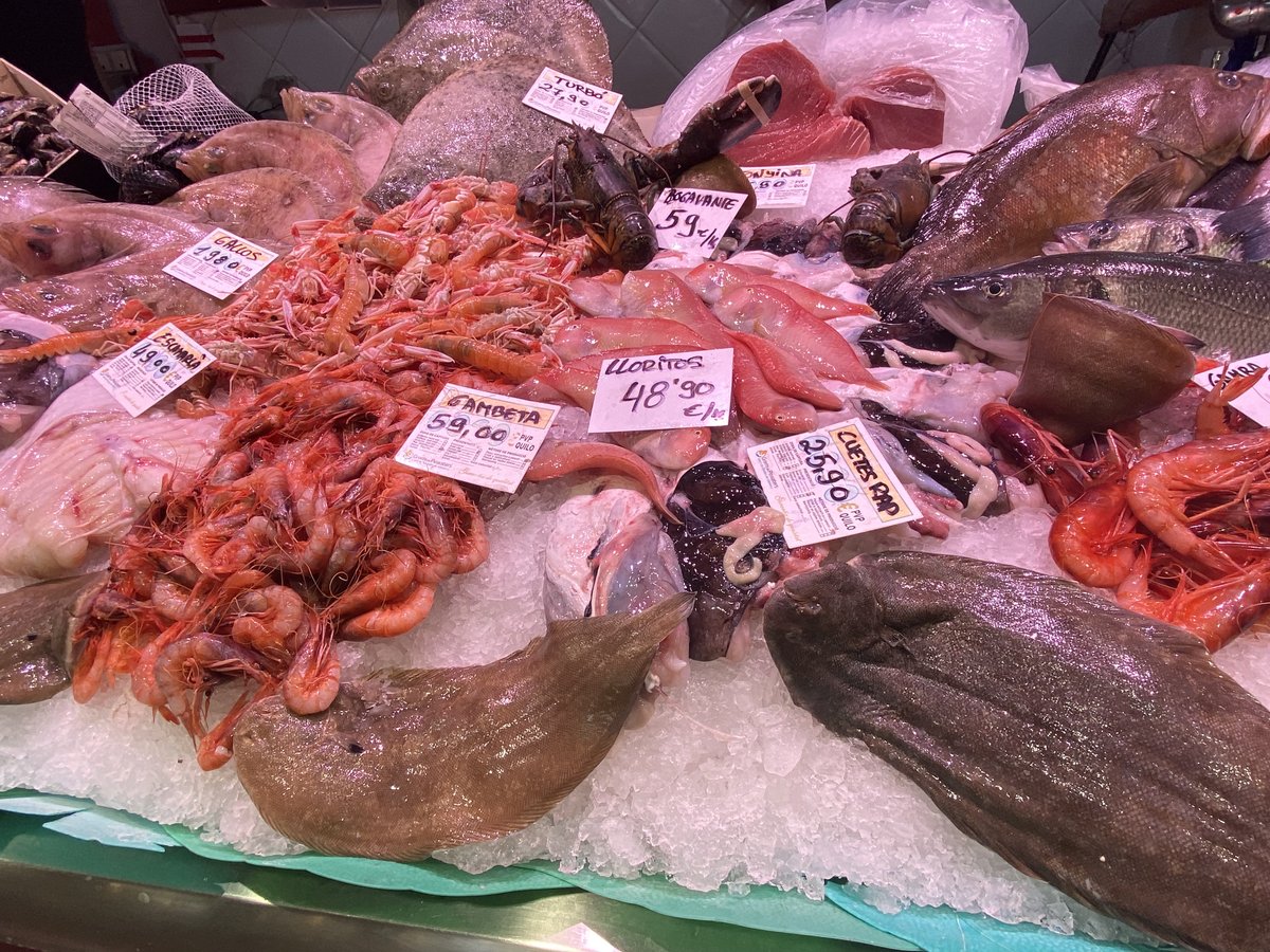 MercatsBCN's tweet image. 🤤 Parlem de #marisc!

🦐 Gambes, cloïsses, musclos... sona bé, oi?

🔝 El marisc és un #aliment tan potent que molts xefs d'arreu del món l’utilitzen en les seves #Receptes.

📍 Us ensenyem alguns dels #MercatsDeBarcelona on podreu trobar-ne!

ow.ly/rjxw50PBou0