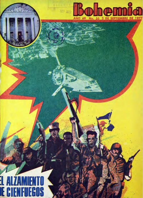 #Fidel:"Desde muy temprano, el pueblo de #Cienfuegos se sumó a la sublevación. Primero fueron unos 60 o 70 combatientes del M-26-7, y después fue todo el pueblo: hombres, mujeres y adolescentes se aparecieron allí pidiendo armas para luchar contra la tiranía". #5DeSeptiembre