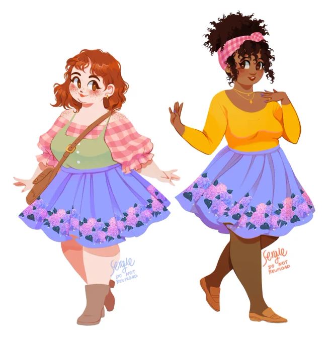 felt like styling a couple of girls with my skirt!! i had fun doing these ones 