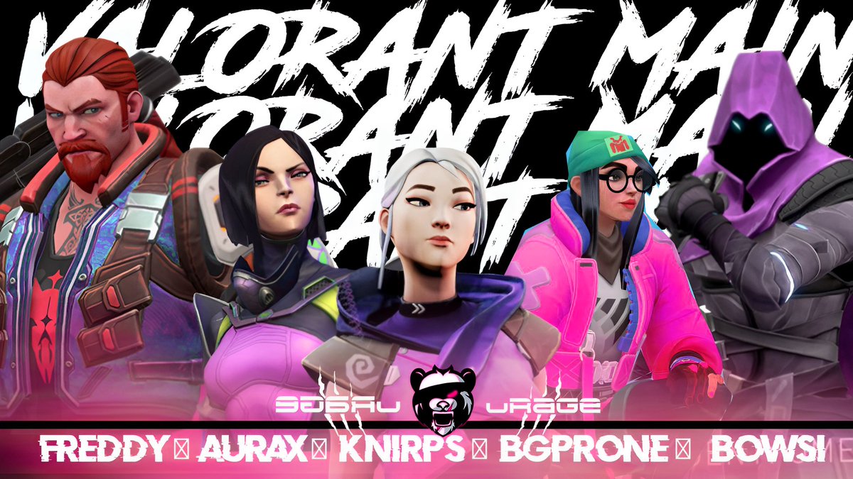 [#VALORANT-MAIN]  

❗️🎊AUFGEPASST🎊❗️
 
Begrüßt bitte mit uns unser #VALORANT #MAINTEAM!  (ex-<a href="/TeamAnkerval/">MOVED</a>)!

Wir freuen uns, euch bei uns willkommen zu heißen! 

<a href="/FreddyS_VAL/">FreddySVAL</a>🇩🇪
<a href="/officialbowsi/">Armin</a>🇧🇦
<a href="/nknirps/">knirps</a>🇧🇷
<a href="/bg_prone/">BGProne</a> 🇨🇭
<a href="/Aurax_TV/">Aurax_TV</a>🇩🇪

@Zilex_val🇩🇪

 [#GoPanda] [#UcanDoIt]