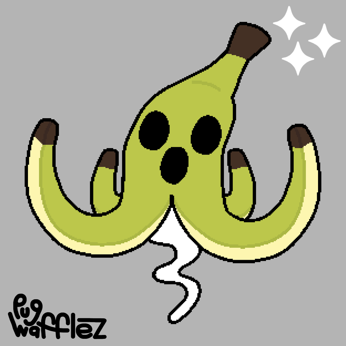 PugWafflez2's tweet photo. Boonana (Grass/Ghost)

[ #pokemon #fakemon #PokemonScarletViolet #creaturedesign ] https://t.co/isPDjsvszY